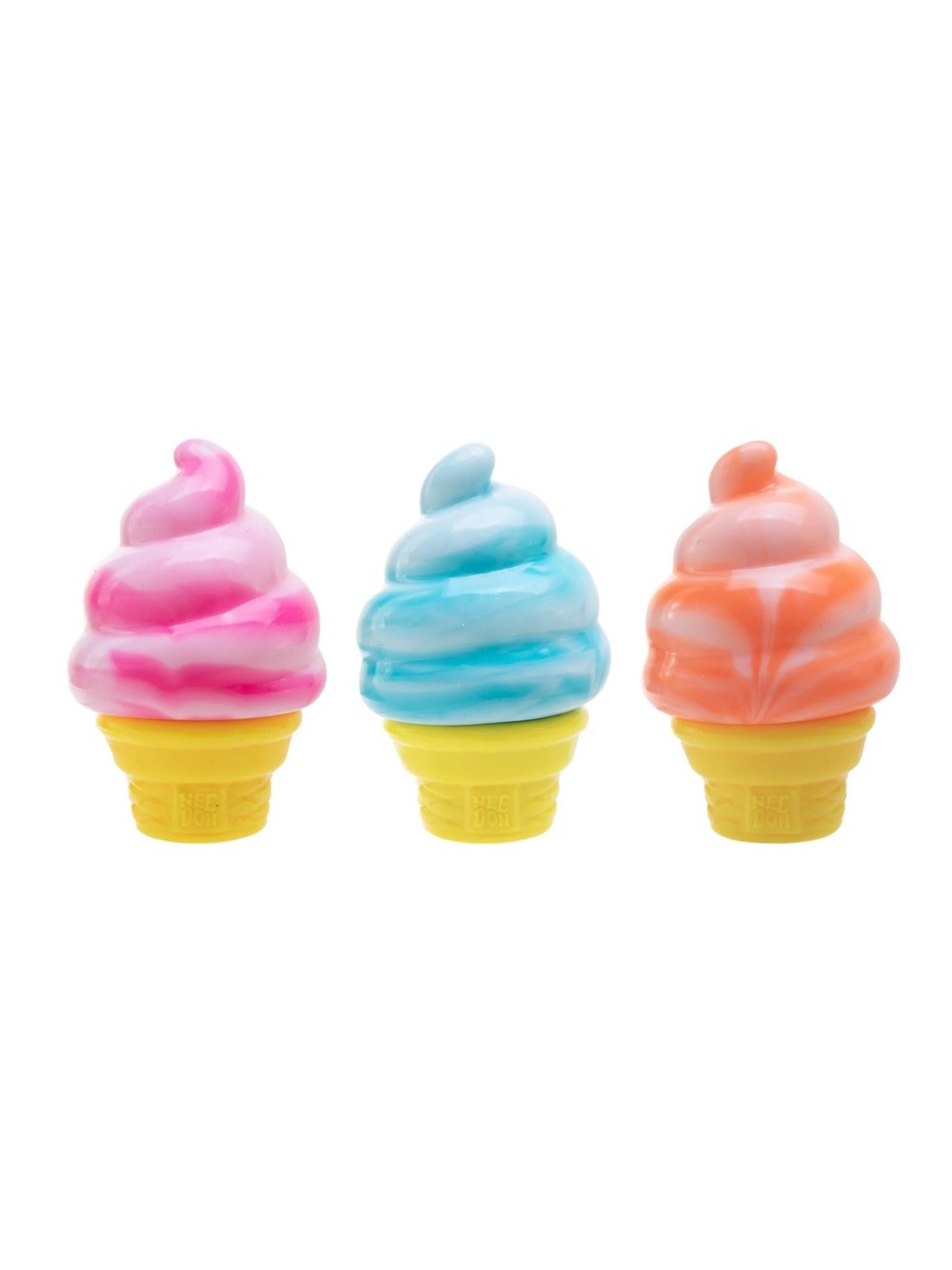 NeeDoh Nice Cream Cone Squishy Fidget Toy Set